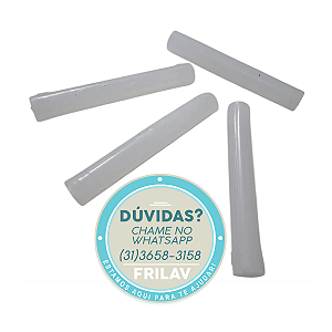 Kit 4 Roletes Curtos da Hélice Original para Lavadoras - Brastemp, Consul e Diversos Modelos
