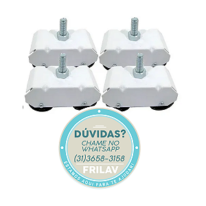 Pé Rodízio (Rodinha) para Refrigerador Original FGI