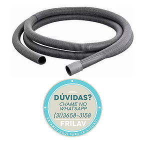 MANGUEIRA SAIDA RETO 2,00M ELECTROLUX BRASTEMP ANTIGA 200X28X21