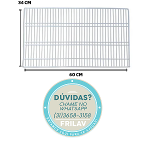 Prateleira de Grade Aramada 60X34 CONTINENTAL, BOSH