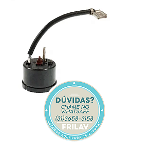 Protetor Térmico Redondo 1/4 HP 127V (110V) - Código T9506-21 / D7129 - Segurança para Compressores