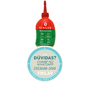 Óleo Lubrificante Máquina Singer 100 ml - Para Máquinas de Costura, Lavadoras, Motores e Uso Geral - Código 029411