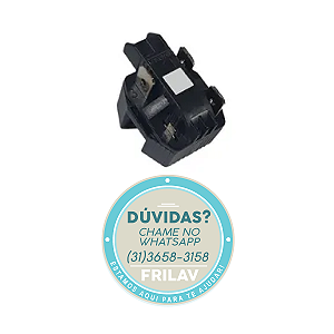 Relé PTC de Partida 3 Terminais 127V - Compatível Klixon - Código 5903 - Para Refrigeradores