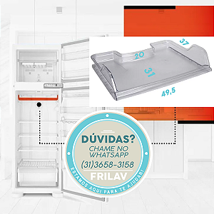 Prateleira Cold Room Original Brastemp Consul W10287534 - Para Geladeiras BRM38EB, BRM39EB, CRM37