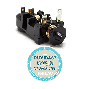 Relé PTC de Partida Longo 1/8 HP - 127V (110V) Original Embraco - Código R451PL / 188759