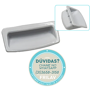 Alça Puxador de Gabinete Original Brastemp Consul 326004688 - Para Movimentação de Lavadoras