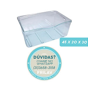 Gaveta de Legumes Original Electrolux A99419502 / 77187394 - Para Geladeiras R250, RE29, DF34 e Diversos Modelos