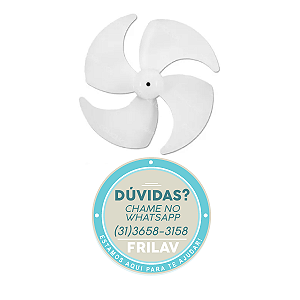 Hélice do Ventilador do Evaporador Original Electrolux A96913601 / 41014316 - Para Geladeiras Frost Free DF, DC, DFW