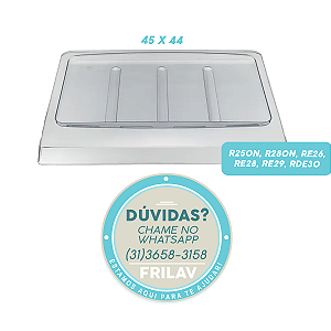 Tampa da Gaveta de Legumes Original Electrolux A99419401 / 41012798 - Para Geladeiras R250N, RE29, RDE30, 1 Porta