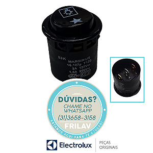 Interruptor de Tecla Dupla Ação Original Electrolux 64503012 / 41027114 - Para Fogões 50SB, 76DMX, 56TXS e Diversos Modelos