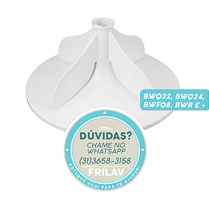 Agitador Batedor Inferior Original Brastemp - Para Lavadoras BWQ22, BWQ24, BWF08, BWR - Peça de Reposição