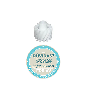 Pinhão (Engrenagem) Helicoidal Original Arno - Código 9354 - Para Lavadoras Dupla Ação, Lavete e Modelos Antigos