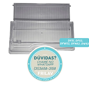 Prateleira Retrátil (Articulada) Original Electrolux 70002552 / 41025088 - Para Geladeiras DF51, DFW52, DF52