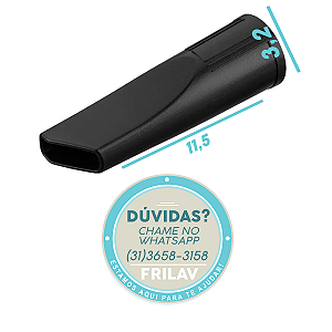 Bocal para Cantos e Frestas (Curto) 32mm Original Electrolux A18675601 - Para Aspiradores Diversos