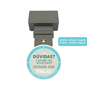 Suporte do Puxador da Porta Original Electrolux 67403305 / 41022530 - Para Geladeiras Inox DF80X, DW51X, DT80X