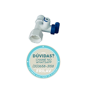Válvula de Conexão Tê 1/2" x 1/2" x 1/4" Engate Rápido - Original Planeta Água CN230 - Adaptador Hidráulico