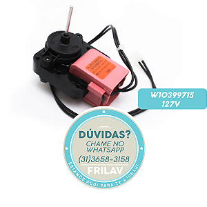 Motor Ventilador 127V Original Brastemp Consul W10399715 - Mancal Sextavado - Para Geladeiras Frost Free