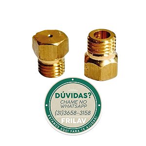 Bico Injetor de Gás GLP 0,80 mm Original Electrolux - Para Queimador Rápido - Cód. A09093901 / 41018206