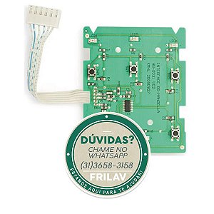 Placa de Interface Original Lavadora Electrolux LTE08 - Códigos 64500292 / 41015800 - Painel de Comando