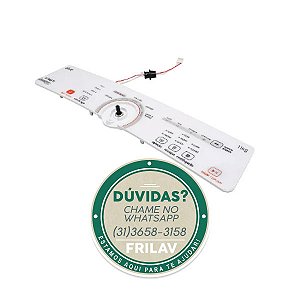 Console Plástico para Lavadora Brastemp Ative 11kg Original - W10463578