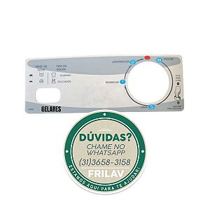 Painel Decorativo Brastemp Clean BWR22A 2 Furos Original - 199761