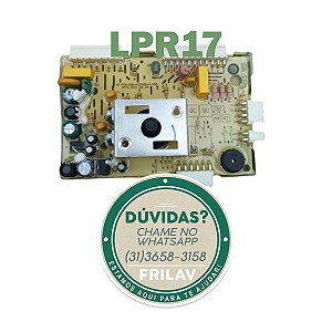 Placa Eletrônica de Potência Lavadora Electrolux LPR17 Original - A13611009