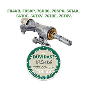 Registro Válvula de Gás para Fogão Electrolux GLP Original - A96933904