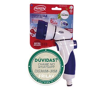 Esguicho para Mangueira Durin Multi Jato Smart - 6 Tipos de Jatos