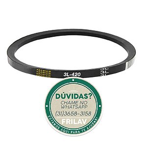 Correia de Transmissão 3L420 em V Lavadora Libel e Florença - 13147