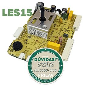 Placa Eletrônica de Potência Lavadora Electrolux LES15 Original - A13611012
