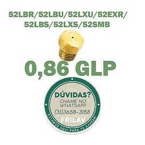 Injetor de Gás GLP 0,86mm Original Electrolux – A99524603