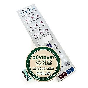 Membrana Painel Original Micro-ondas Electrolux ME044 – A06414801