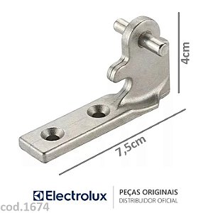 Dobradiça Intermediária Original Lavadora Electrolux – 65158599