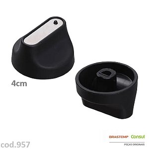 Manípulo (Botão) Original para Cooktop Consul 4 Bocas – W10848647