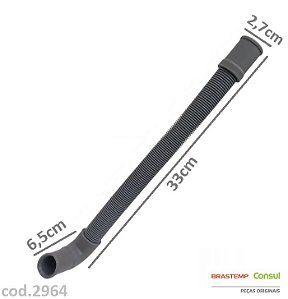 Mangueira de Saída para Lava-Louças Original Brastemp – W11102563