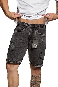 Bermuda JEANS Reta Crux MASCULINA