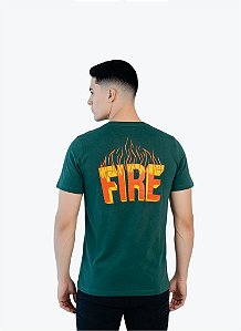 Camiseta básica Green Two com Silk