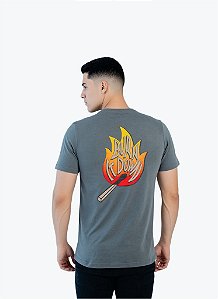 Camiseta básica Phosphor com Silk