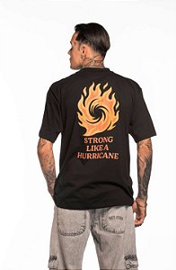 Camiseta básica Strong Black com Silk