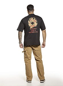 CAMISETA BÁSICA COM SILK - PRETO CAMISETA MASCULINA