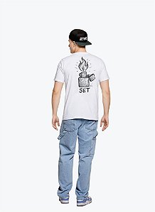 Camiseta básica Flame com Silk