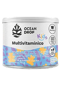 Multivitaminico Kids Vegano (30 Gomas) Framboesa - Ocean Drop