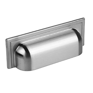 Puxador Para Móvel Concha Plymouth Niquel Escovado 80mm ZP5420 - Zen