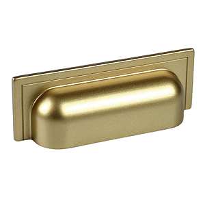 Puxador Para Móvel Concha Plymouth Dourado 80mm ZP5420 - Zen