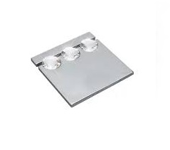 Puxador para Móvel Ponto Gioiello 80 x 80 Cromado/Diamond ZP1006 - Zen