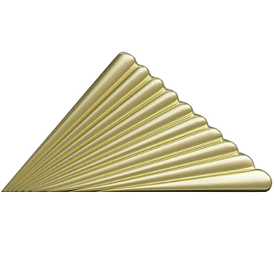 Puxador Para Móvel Meia Lua Auri 1700 Dourado Fosco – ItalyLine