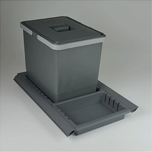 Lixeira Para Cozinha 15 Litros Com Base M Metrópolis LP2040 - Zen