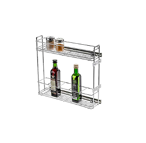 Porta Garrafas Lateral Deslizante Cromado 2180 - Schmitt