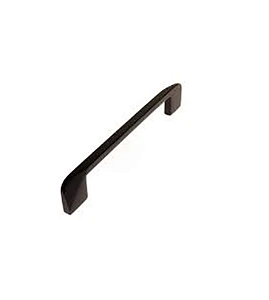 Puxador Para Móvel Alça Mosaico Preto 192mm - Gruppa