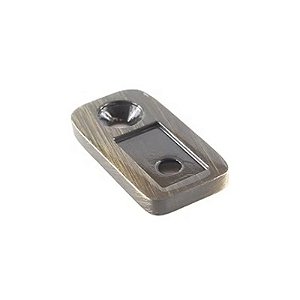 Roseta para Puxador Pianno Cromada - Gruppa